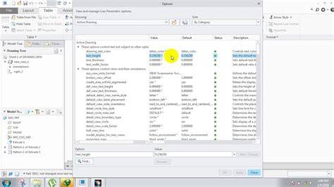 open automatic rep config option creo